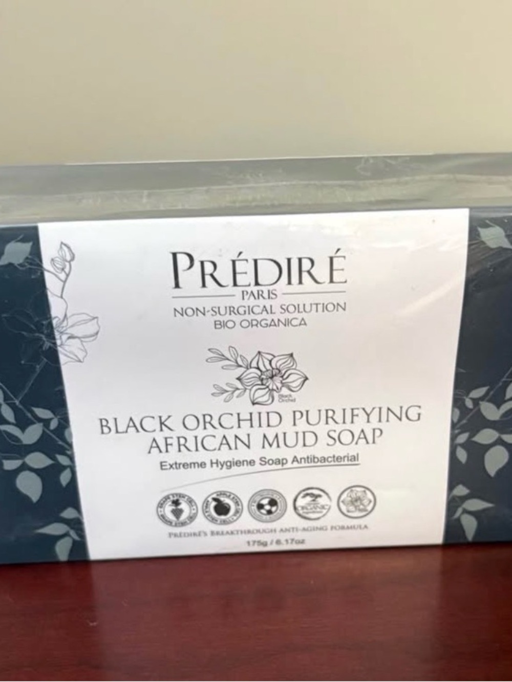 Predire Paris Black Orchid Purifying African Mud Soap 6.17 oz